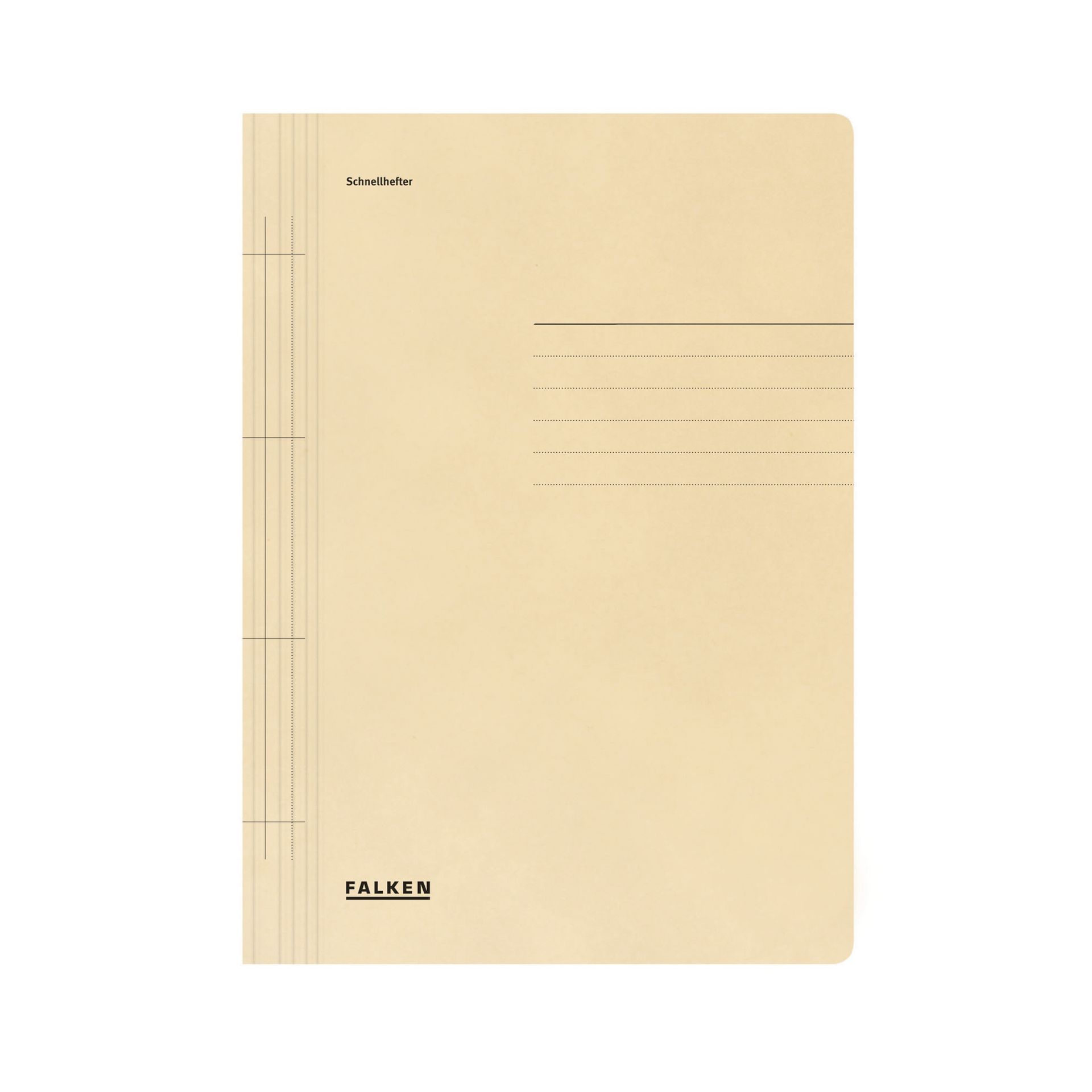 Schnellhefter A4 250g/m² Manila-RC-Karton chamois