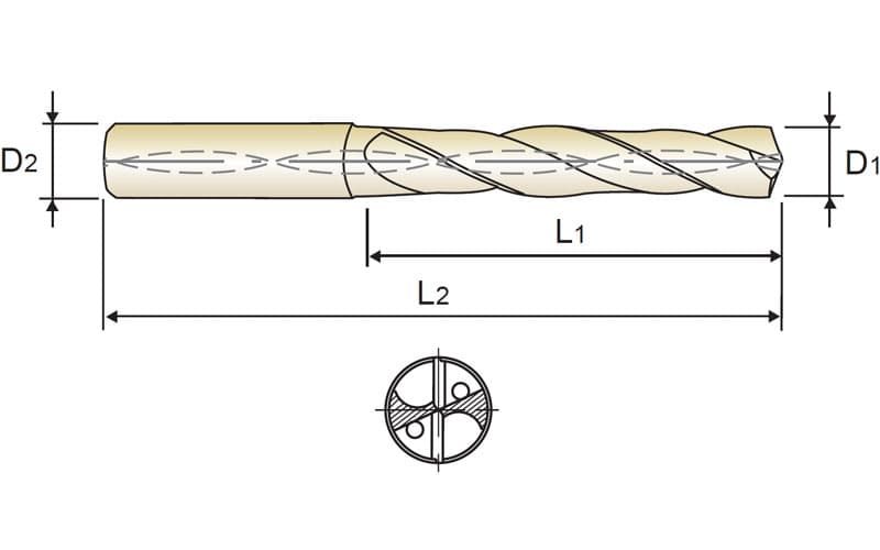 D/D INOX 3D MIT INNENKÜHLUNG (TIALN)