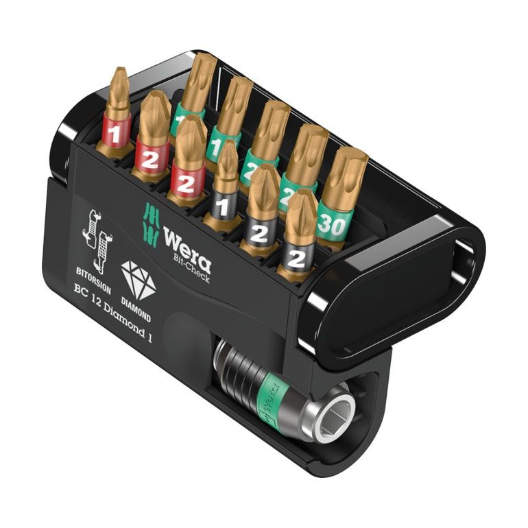 WERA Bitsatz diamant "Bit-Check12"