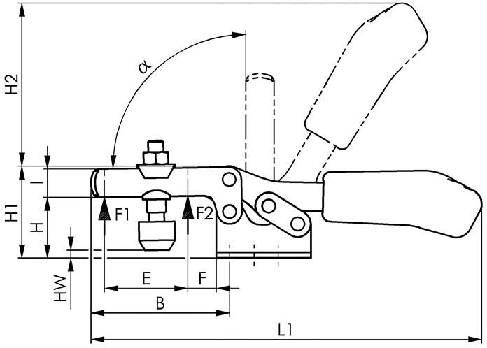 Waagerechtspanner 6830 Gr.0 AMF