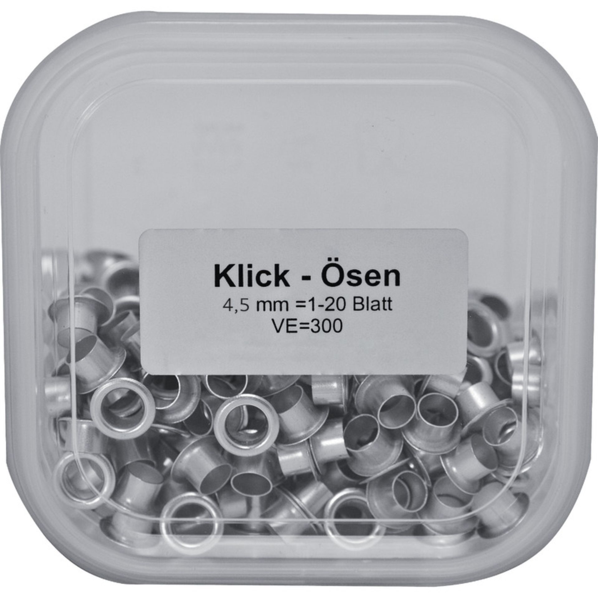 Klick-Öse Nr. 1 4,5mm si 300St