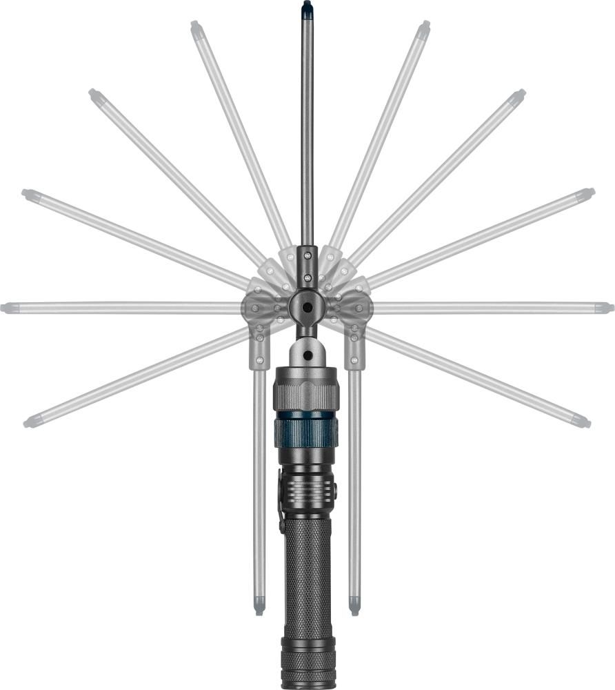 Arbeitslampen Satz mit 2 Akkus Multi Light LED mit verschiedene Adapter 2 x Akku im Satz