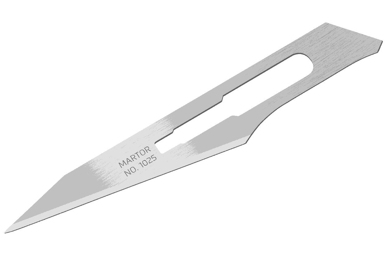 MARTOR Ersatzklinge SKALPELLKLINGE 1025 Spezialschliff | 10 Stück