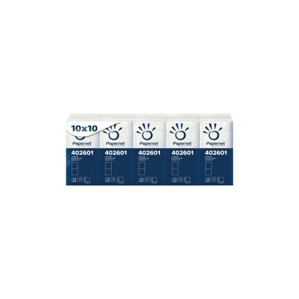 Taschentücher Zellstoff 4-lg. Pack à 10 Tücher
