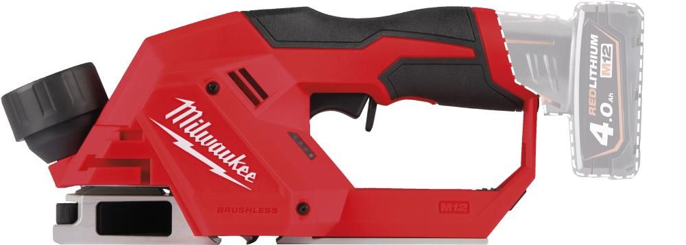 Akku-Hobel solo M12 BLP-0X Milwaukee ohne Akku ohne Ladegerät HD Box