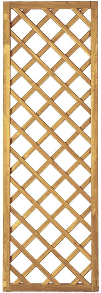Diagonal-Rankzaun 60 x 180 cm MW 10 x 10 cmLeisten 12x30mm, genageltRahmen 45/45 mm, kdi grün