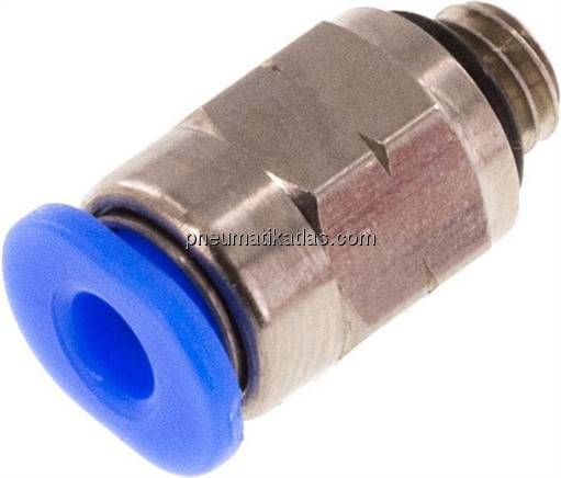 Gerader Steckanschluss UNF 10-32-1/8" (3,17 mm), IQS-Inch