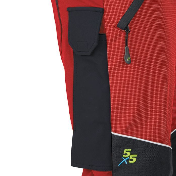 PSS Schnittschutzhose X-treme Vectran rot/schwarz - Gr. 106