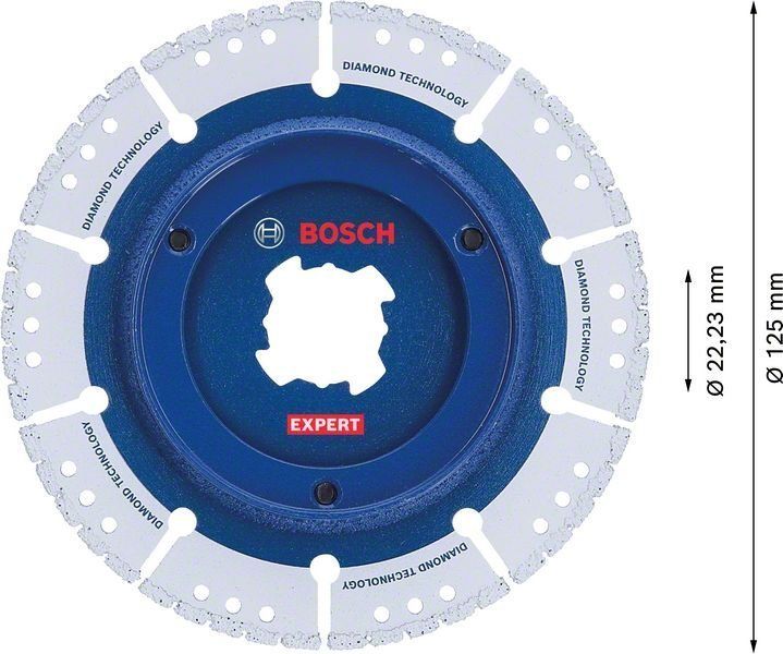 Bosch EXPERT Diamant-Rohrtrennscheibe X-LOCK