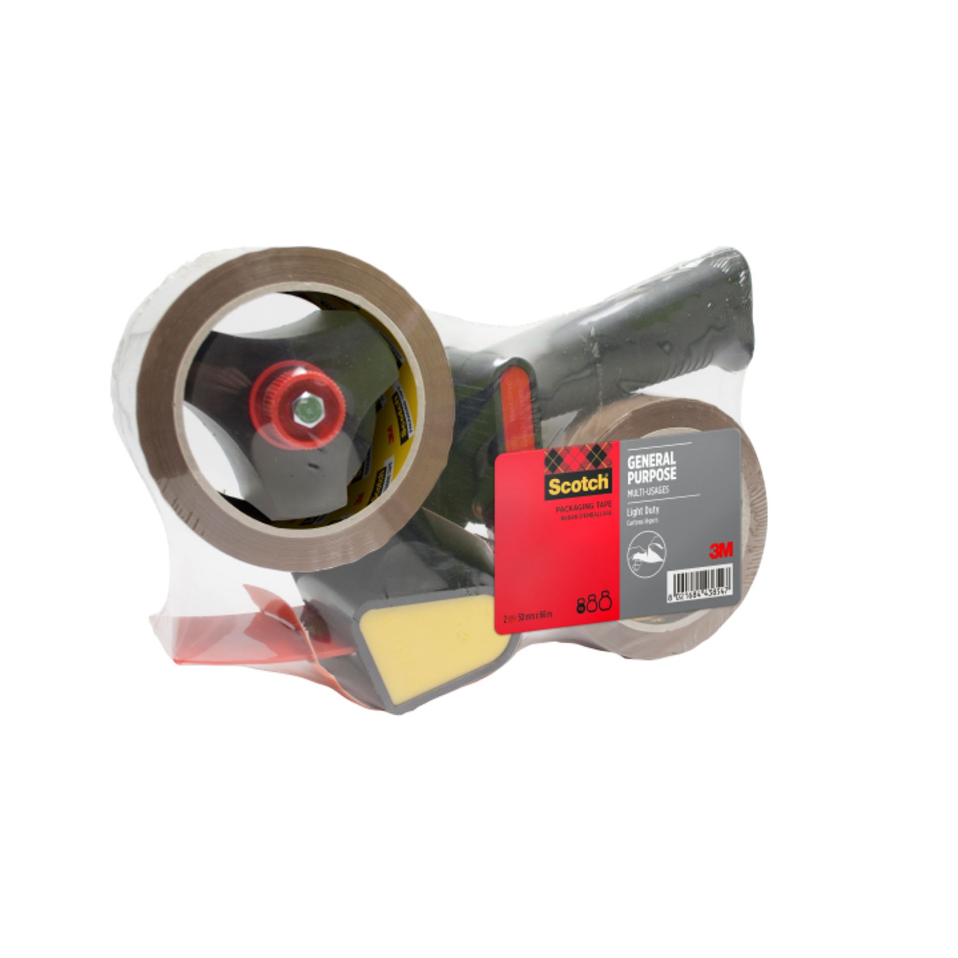 Packband  50mmx60m br +Handabroller