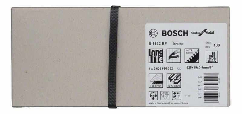 Bosch Säbelsägeblatt S 1122 BF Flexible for Metal