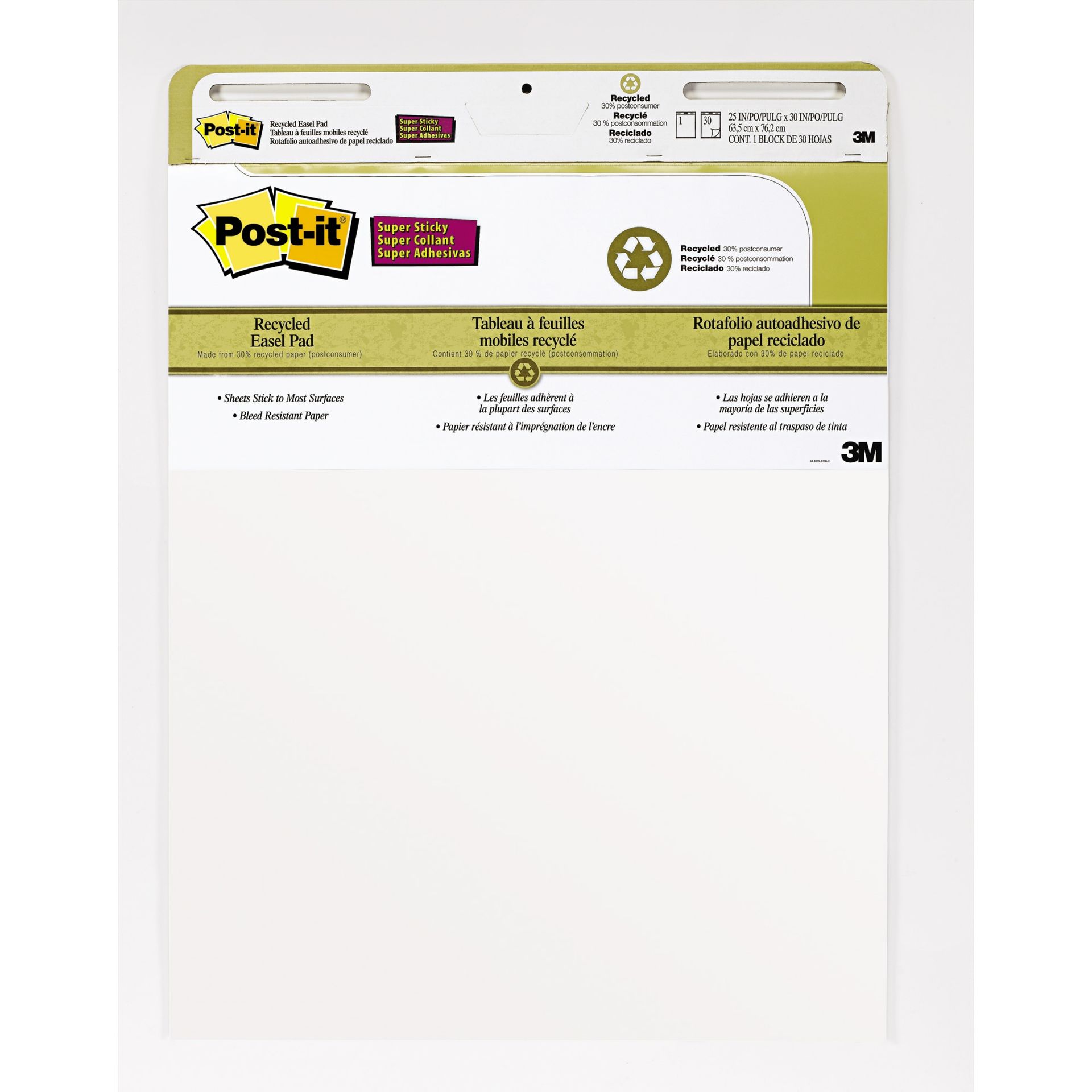 Flipchartblock Super Sticky 2St