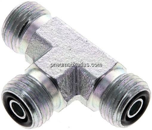ORFS-T-Verschraubung UNF 9/16"-18(AG)