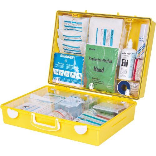Erste-Hilfe-Koffer Extra+Industrie, DIN 13157,gelb