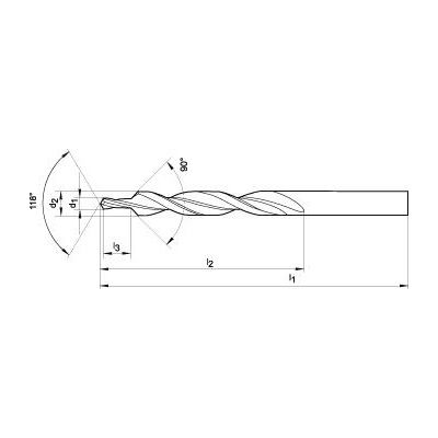 FORMAT HSS Mehrfasenstufenbohrer, 90°