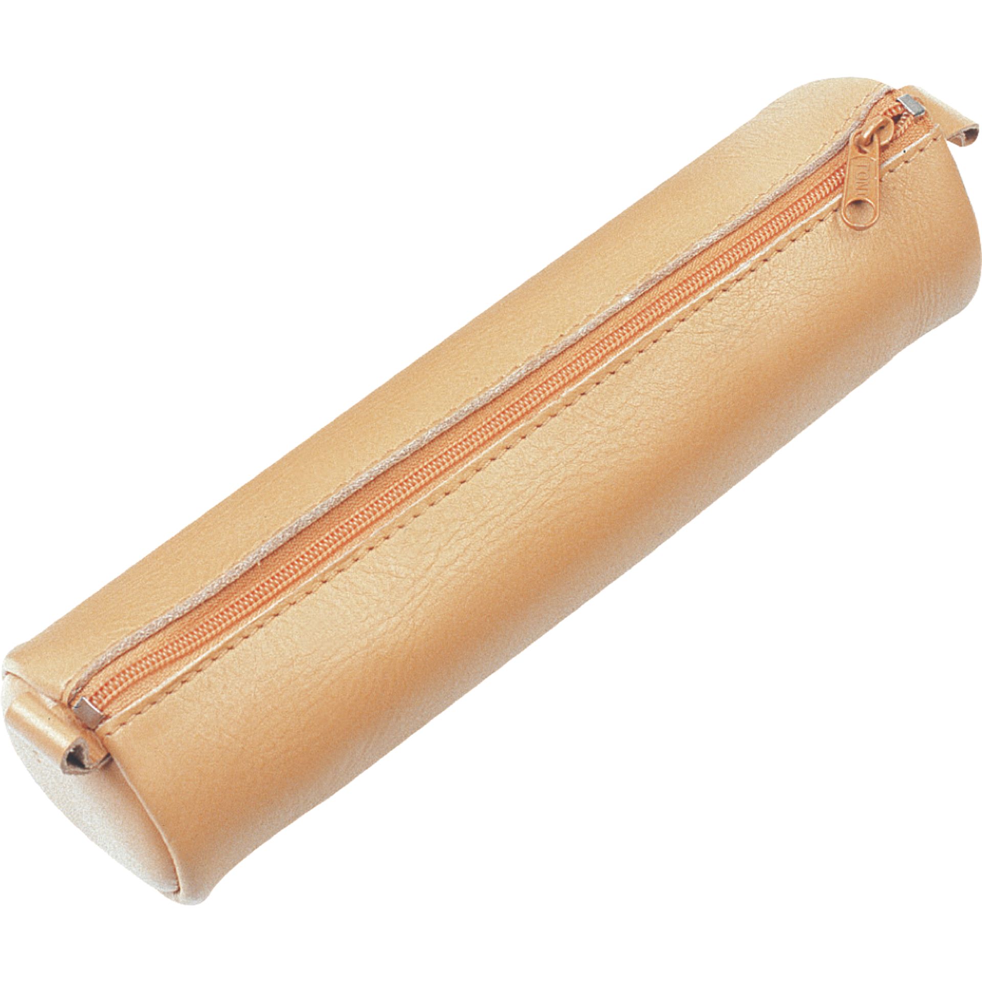 Schreibgeräteetui 21x6x6cm glatt Leder natur