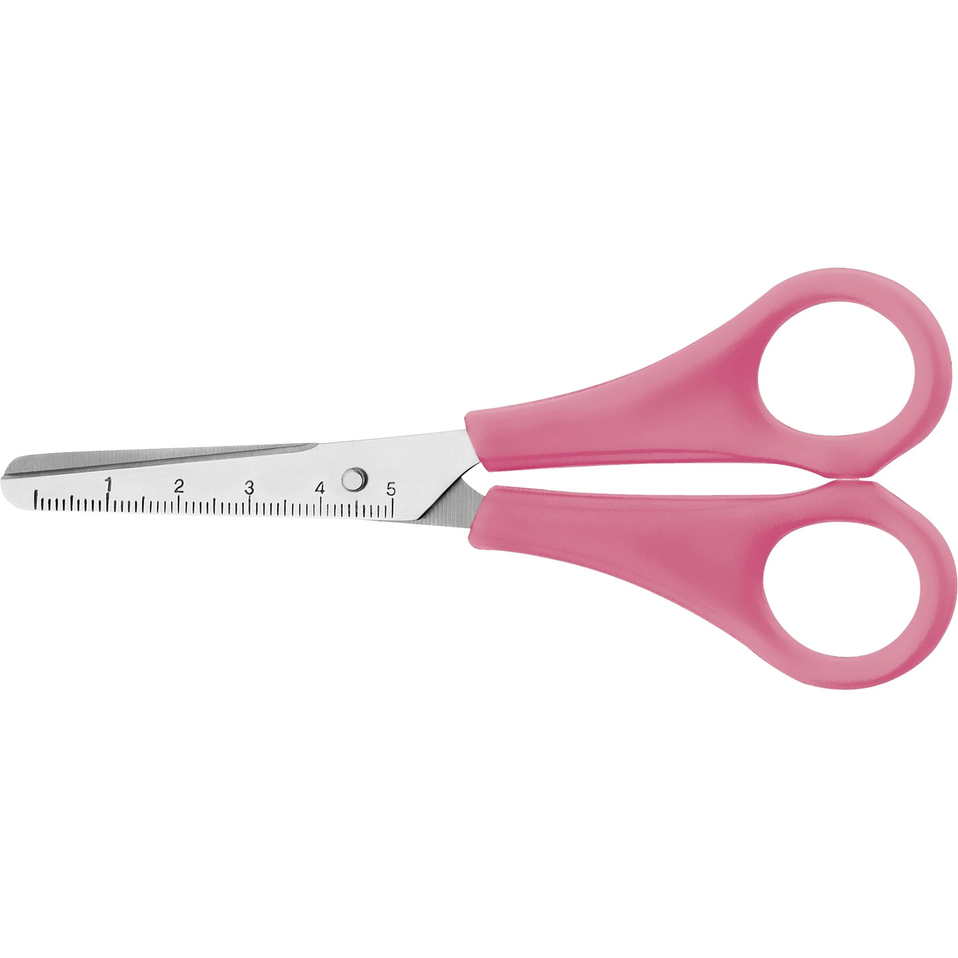 Kinderschere 13cm 5 Zoll rund pink