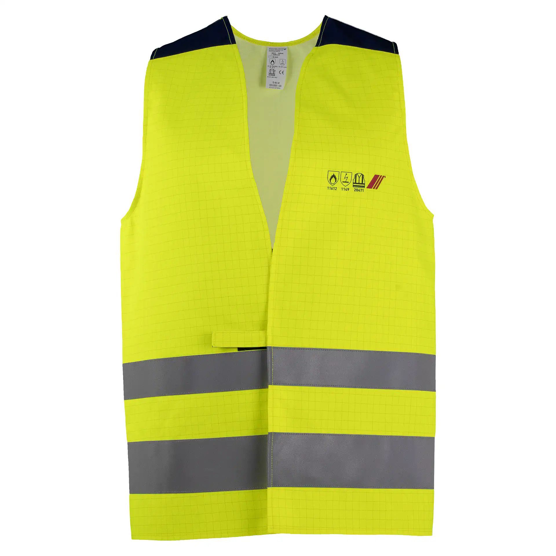 Multinorm Warnschutzweste 13305WE, gelb/blau, Gr. S