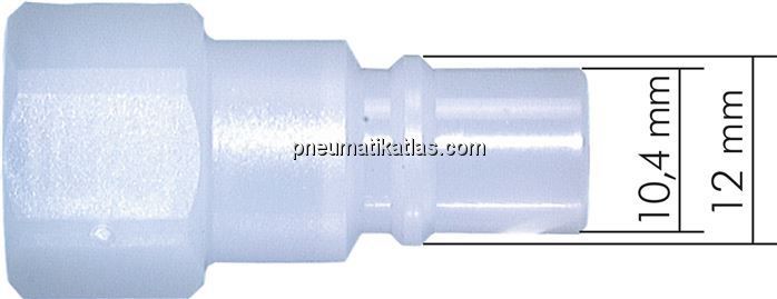Kupplungsdose (NW7,2) 6 (1/4")mm Schlauch, POM