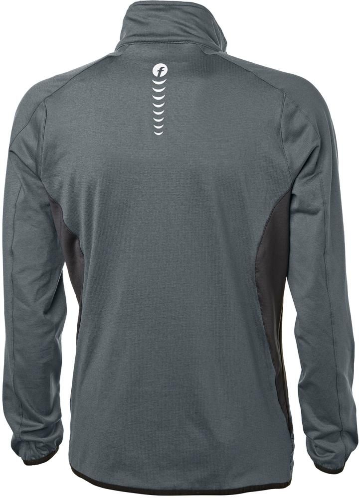 Tech-Fleecepullover grau/schwarz meliert Gr. 4XL Fortis Elements