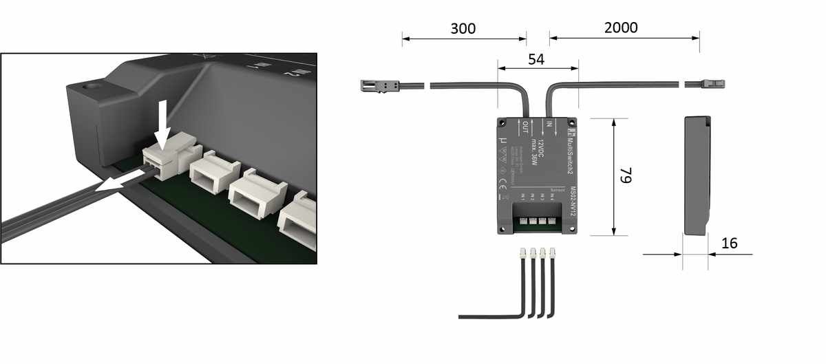 MultiSwitch2 Master 12VDC mw²