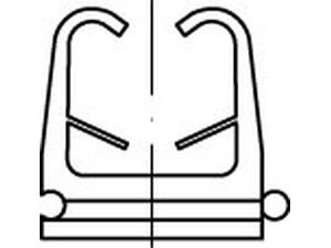 ART 88558 FISCHER-Clipschellen grau FC 6 - 9 S