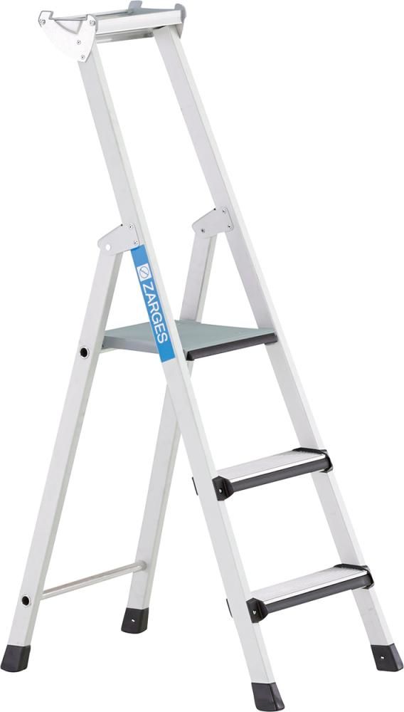 Stehleiter Comfortstep S 3 Stufen Plattformhöhe 0,75 m Arbeitshöhe 2,75 m