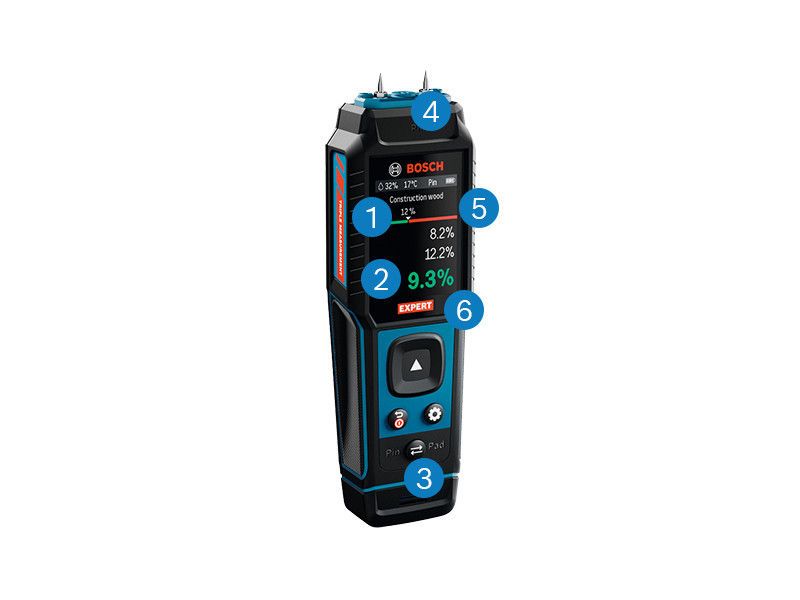 Bosch Materialfeuchtigkeitsmesser EXMM3-17