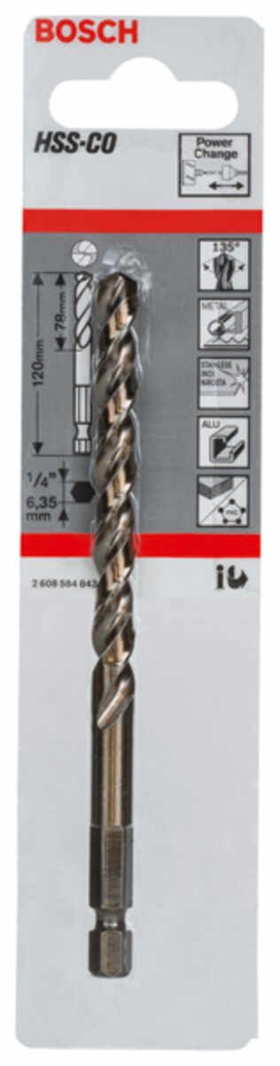 Zentrierbohrer HSS-Co, 120 mm