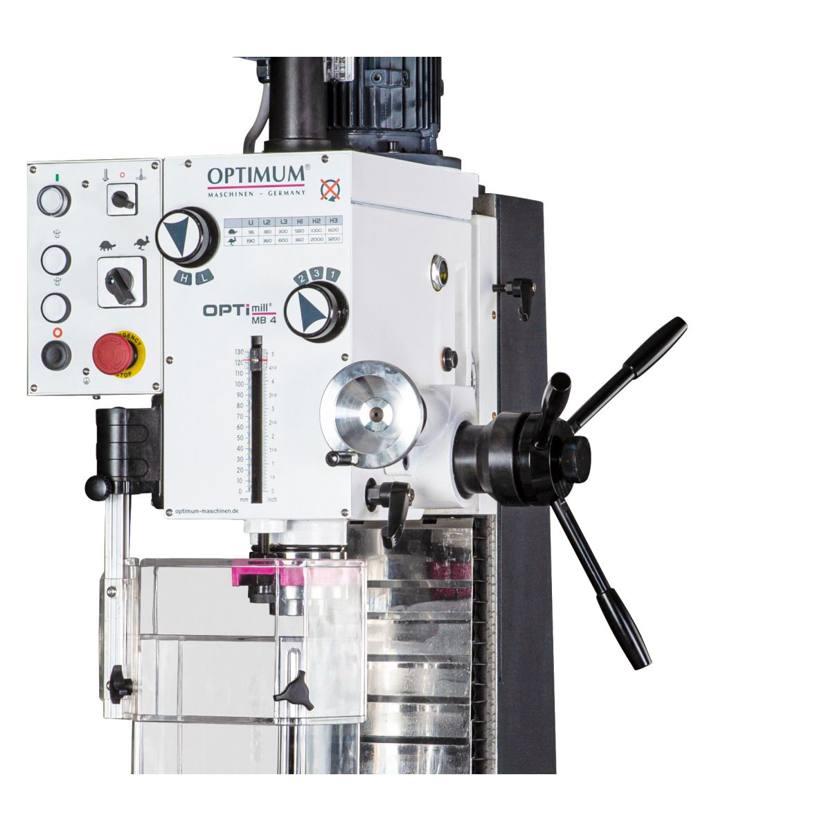 Bohr-Fräsmaschine Optimum OPTImill MB 4