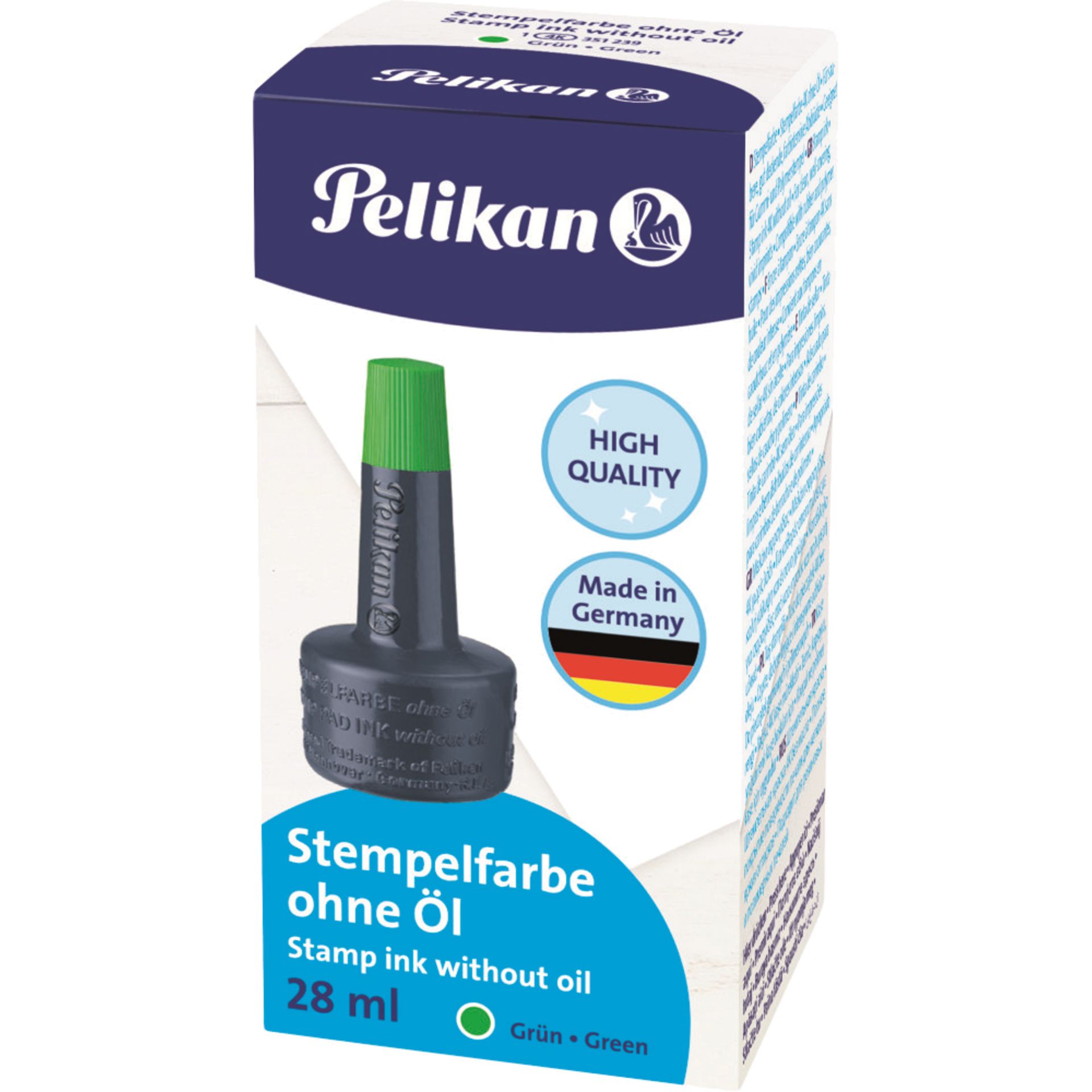 Stempelfarbe 4K ohne Öl 28ml grün