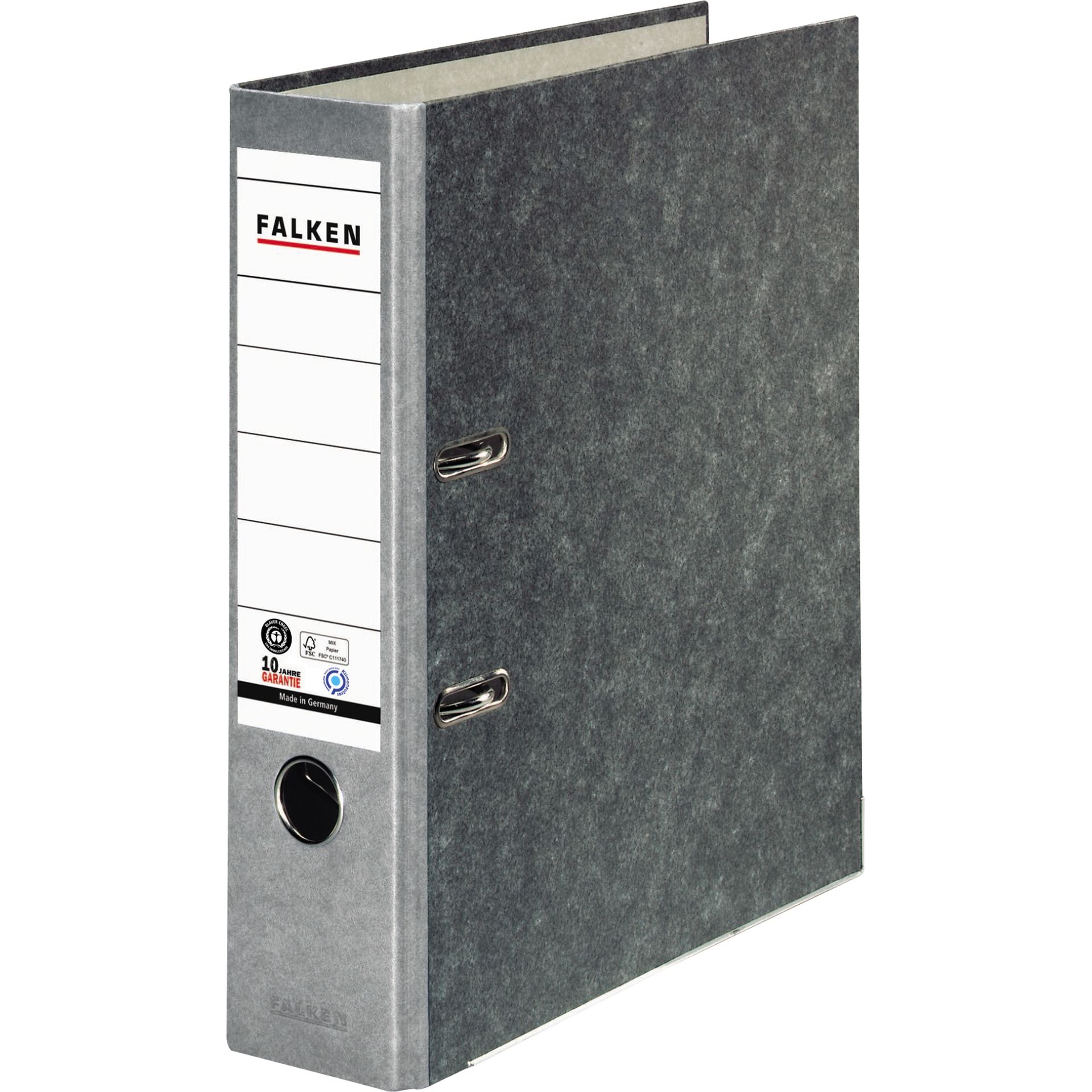 Ordner S80 DIN A4 80mm RC Pappe grau