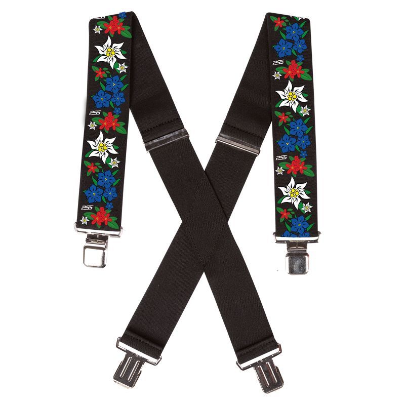 PSS Hosenträger Alpenflower  Clips 75 cm