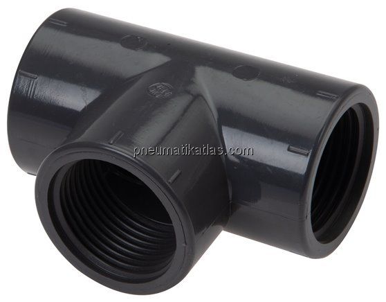 T-Stück Rp 3/8" (IG), PVC-U