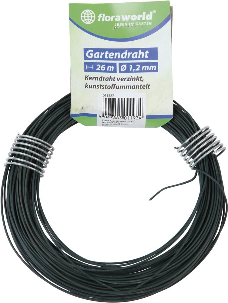 Gartendraht Classic Ø 1,2mm L= 26m grün