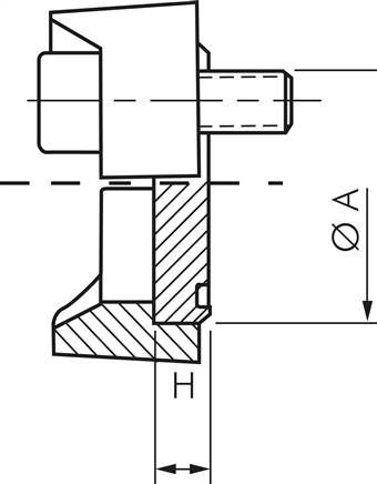 Blindplatte 1/2"-SAE (3000 PSI) (30,2mm) - ISO 6162