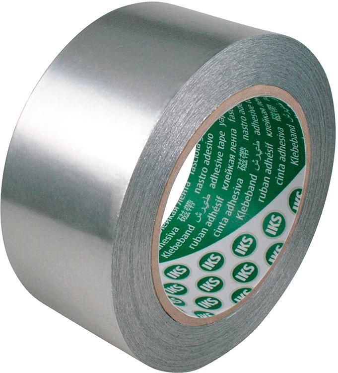 Alu-Band o. Folie/Liner 25mmx50m, Acrylatkleber Temperaturbeständig kurzzeitig bis 120°C