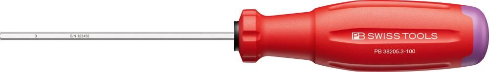 Schraubendreher Innensechskant 3x100mm SwissGrip EVO PB Swiss