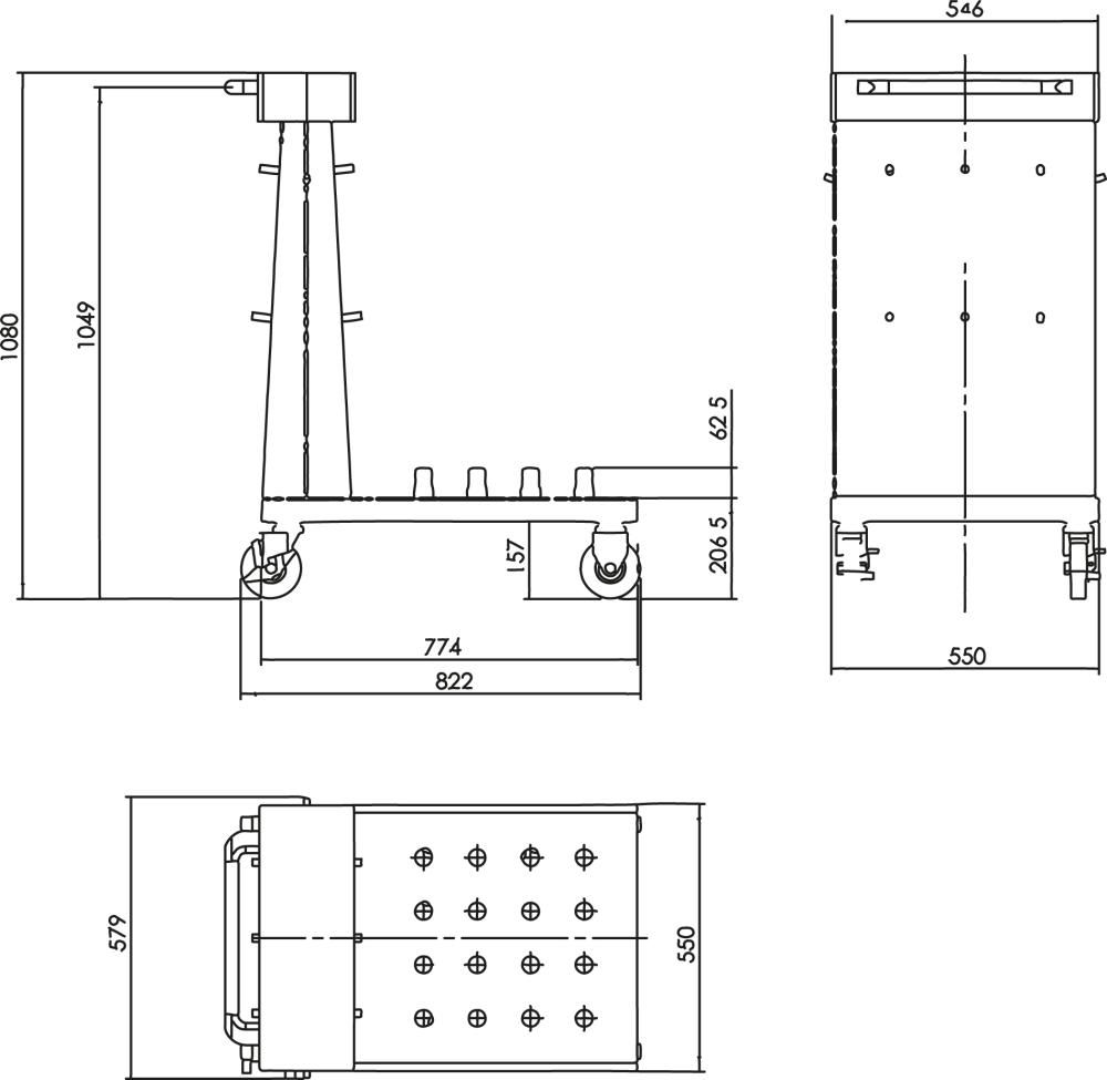 Werkstattwagen leer 6425WW AMF
