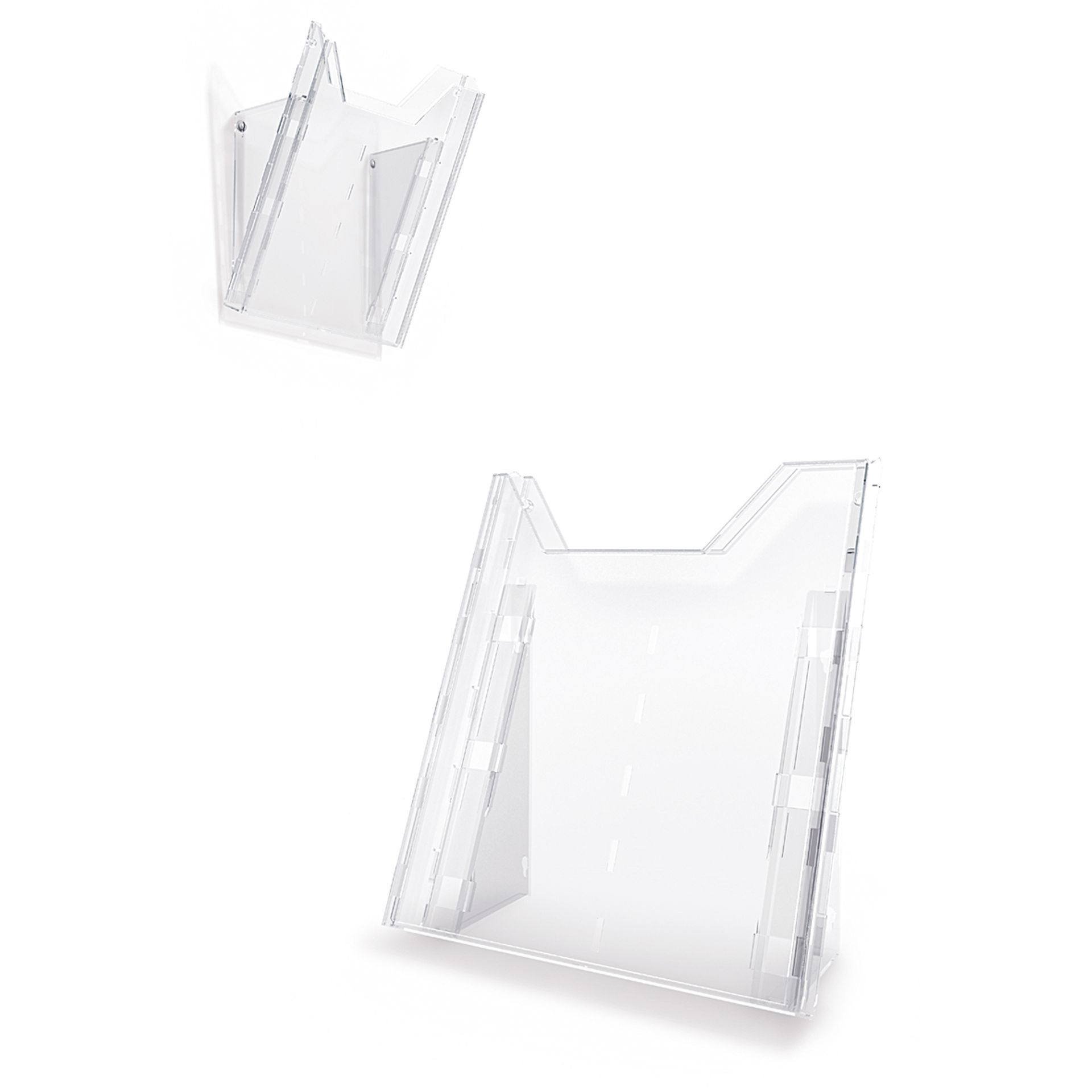 COMBIBOXX M A4 hoch variabel Tischaufsteller oder Wandhalter 24mm transparent