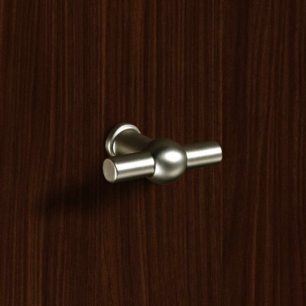 Knopf Altedo, L 50 mm, H 37 mm, Edelstahl Optik ge