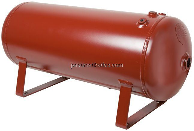 Druckluftbehälter 10 l, 0 - 16bar, blau lackiert (RAL 5015)