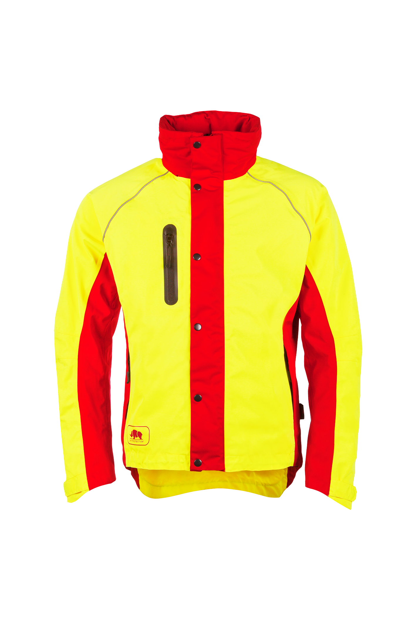SIP Keiu Regenjacke 1SLR leuchtgelb/rot - Gr. S