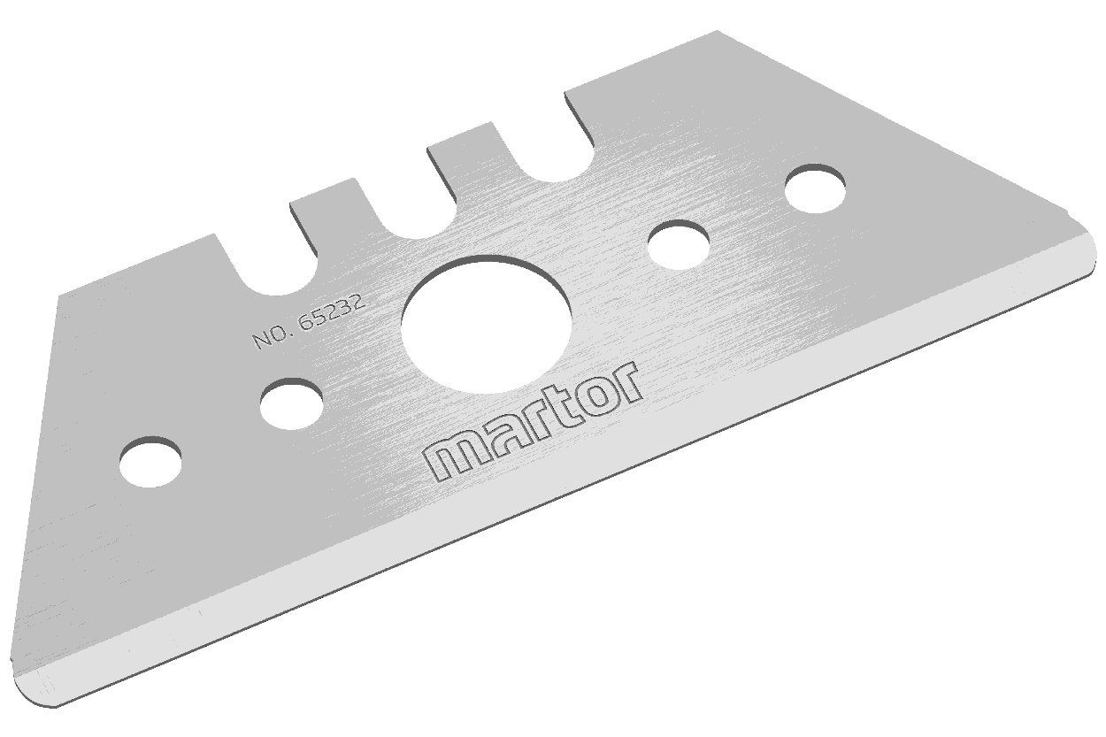 MARTOR Ersatzklinge TRAPEZKLINGE 65232 Breitschliff | 10 Stück