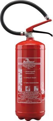 Dauerdruckpulverlöscher 6 kg PDE 6 Adler GLORIA