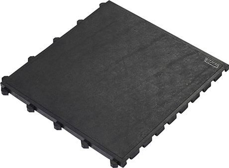 Anti-Ermüdungsmatte Fatigue Lock schwarz B50xL50 cm geschlossen
