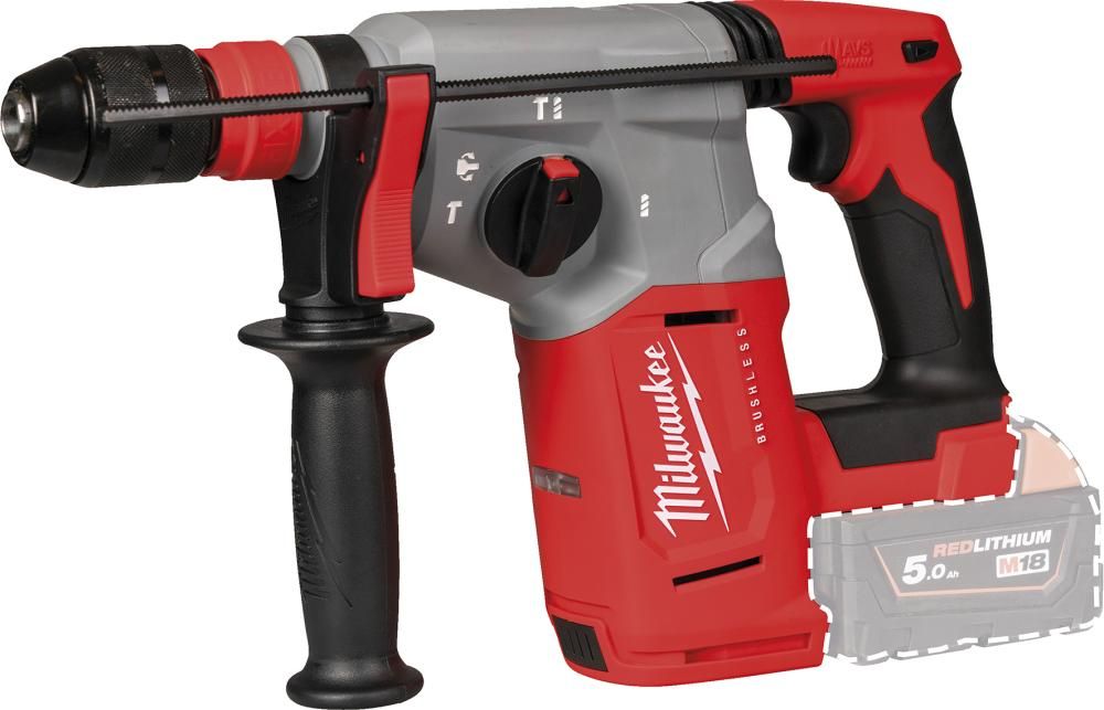 Akku-Kombihammer solo M18 BLHX-0X Milwaukee ohne Akku ohne Ladegerät HD-Box