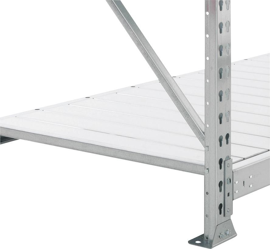 MR Zusatzboden 2600x650 vzl. mit Stahlpaneele MINI-RACK Fachlast 490 mm