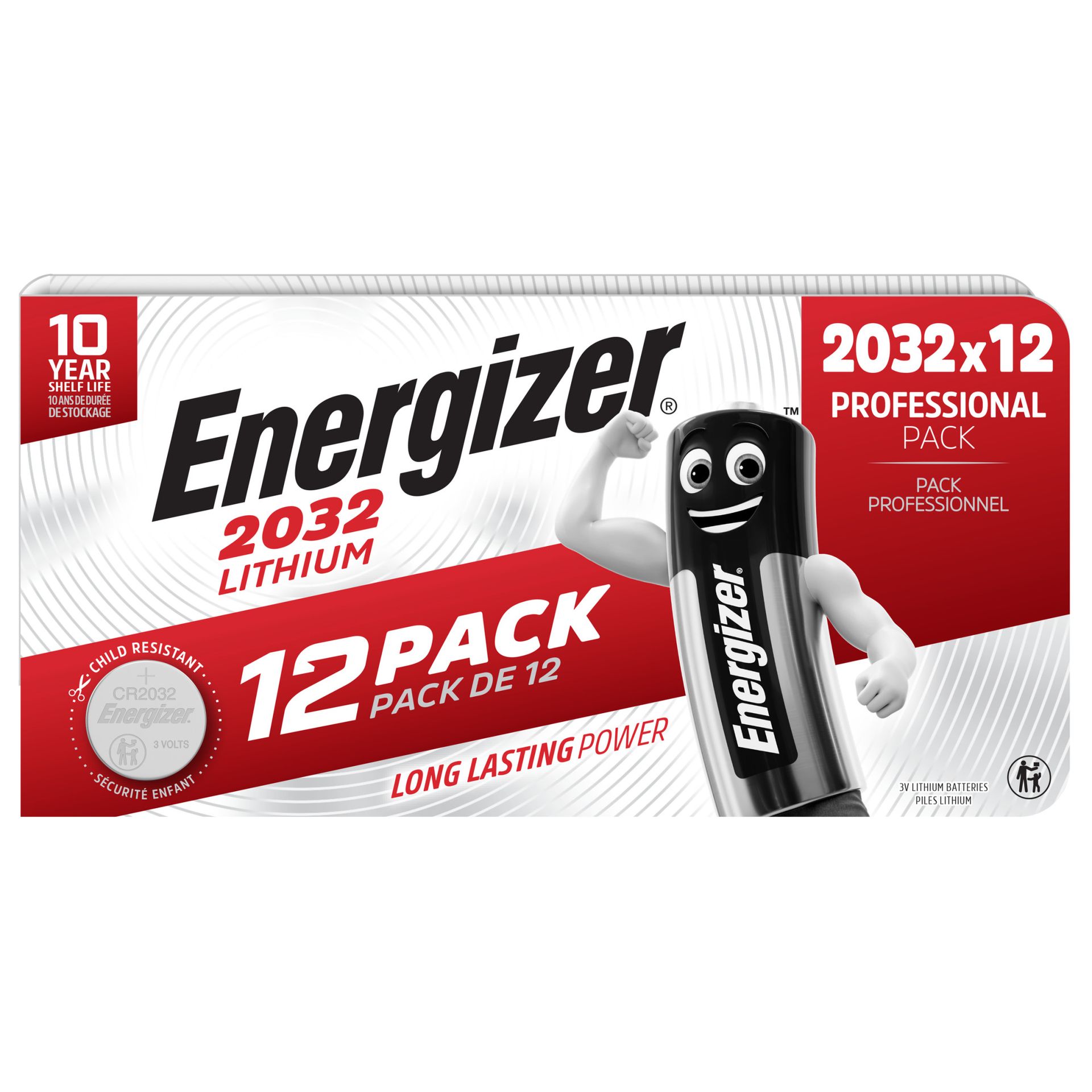 Knopfzelle CR2032 Lithium 12St.