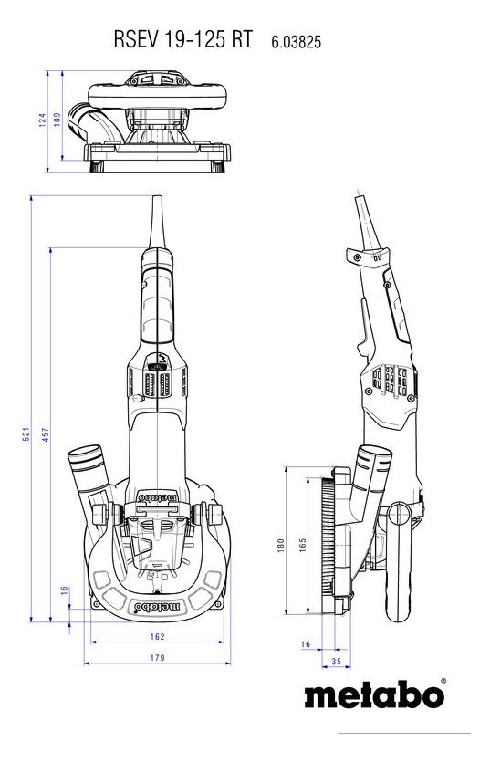 METABO Renovierungsschleifer, Ø: 125mm